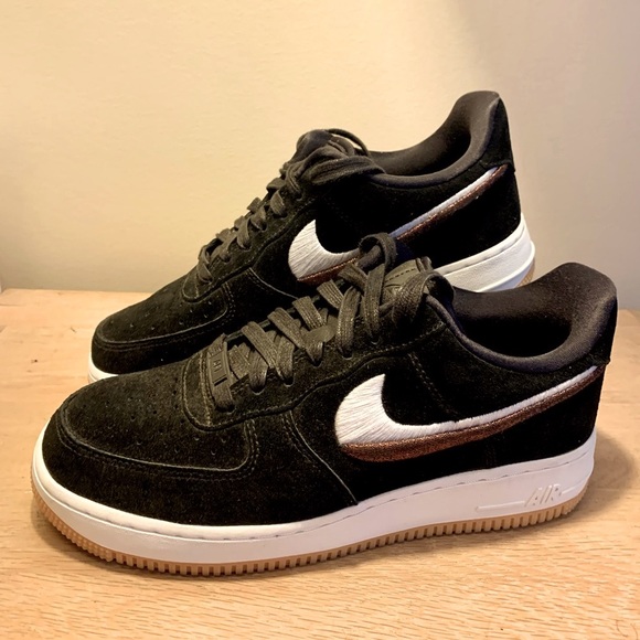 Air Force 1 '07 LX 'Black Gum' Woman’s size 8. Black suede. Worn once. - Picture 1 of 8